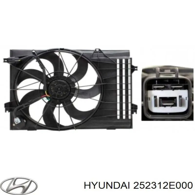 Купити 252312E000 Hyundai/Kia Дифузор вентилятора