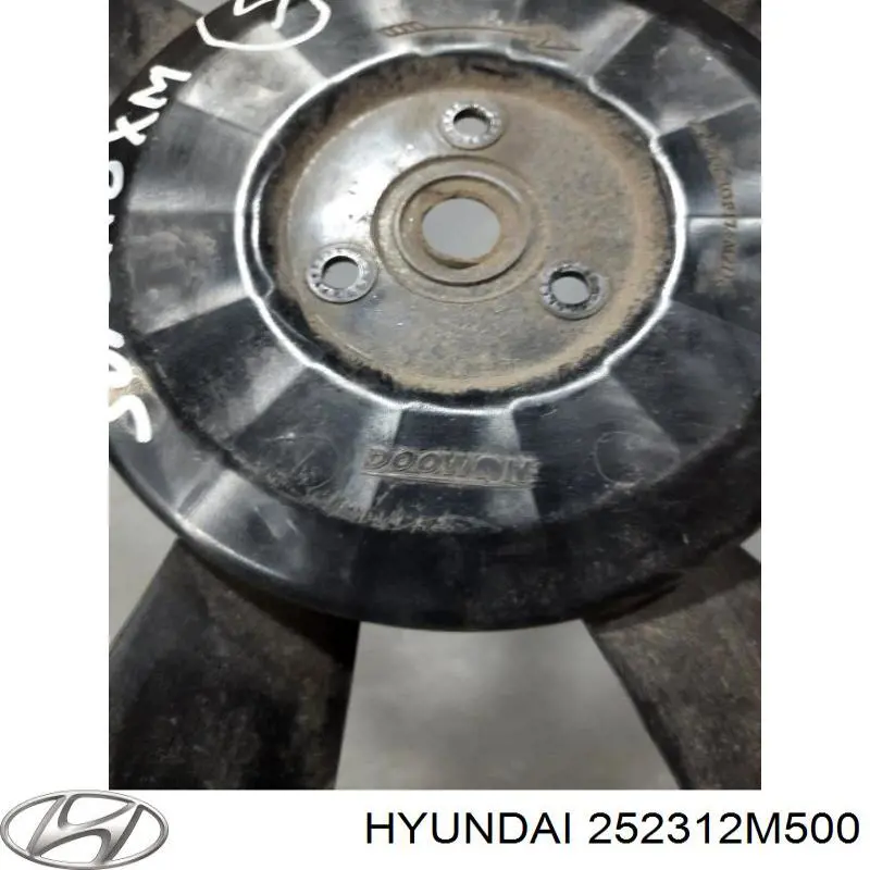 252312M500 Hyundai/Kia Вентилятор / крильчатка радіатора охолодження