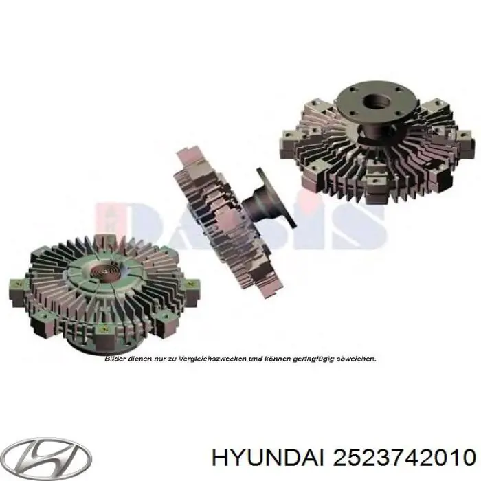В'язкова муфта вентилятора Hyundai/Kia 2523742010 ціна, від 45.64 USD