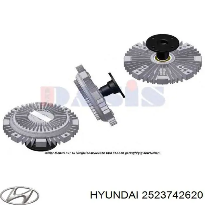 Купити 2523742620 Hyundai/Kia Муфта вязкостная системи охолодження