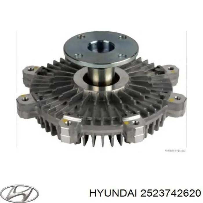 Вискомуфта вентилятора 2523742620 Hyundai/Kia