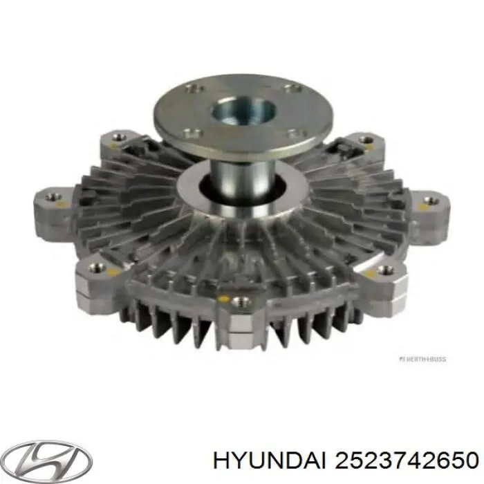 2523742650 Hyundai/Kia вискомуфта, вязкостная муфта вентилятора охолодження