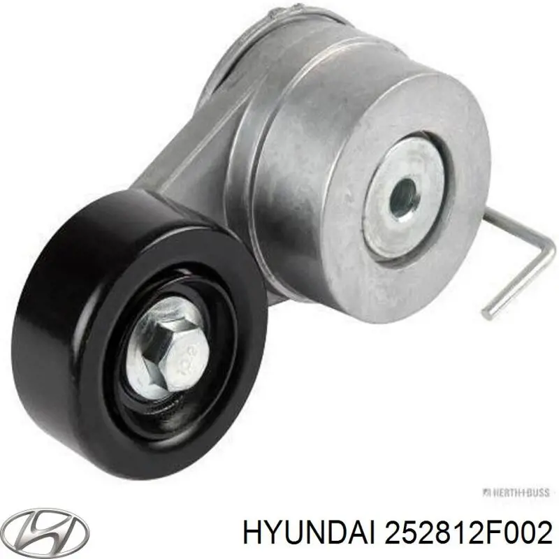 Натягувач приводного ременя Hyundai/Kia 252812F002 ціна, від 38.11 USD