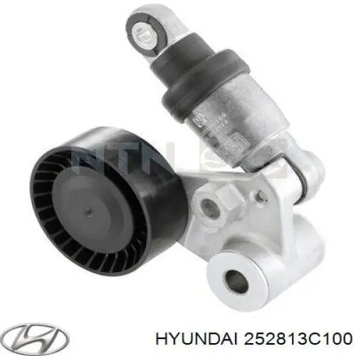 Натягувач приводного ременя Hyundai/Kia 252813C100 ціна, від 61.22 USD