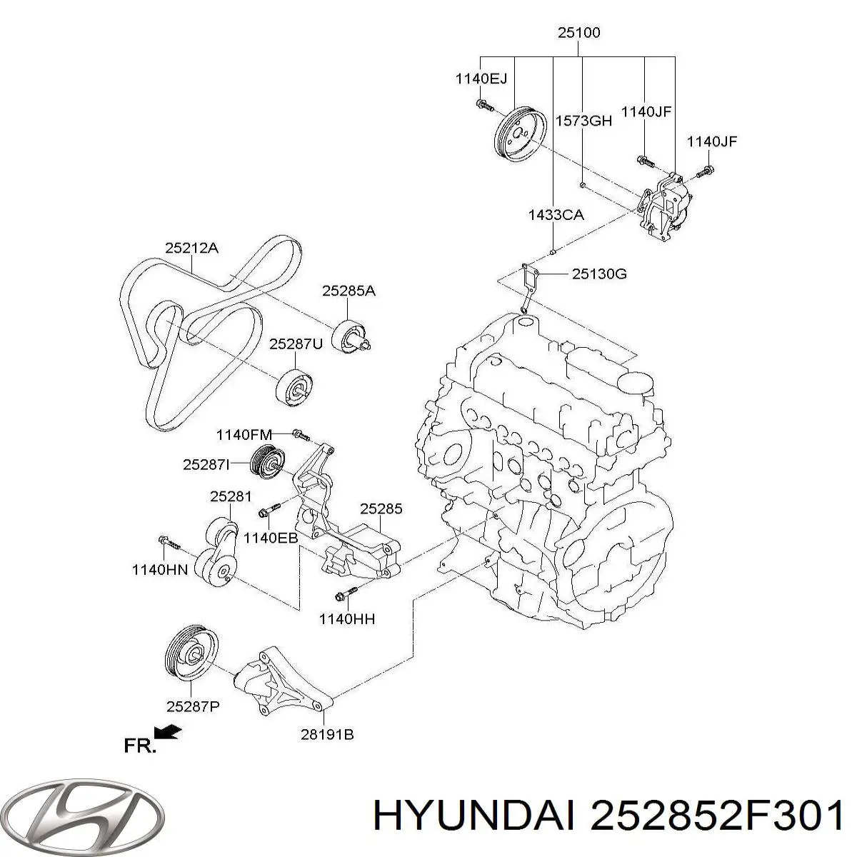 252852F301 Hyundai/Kia 