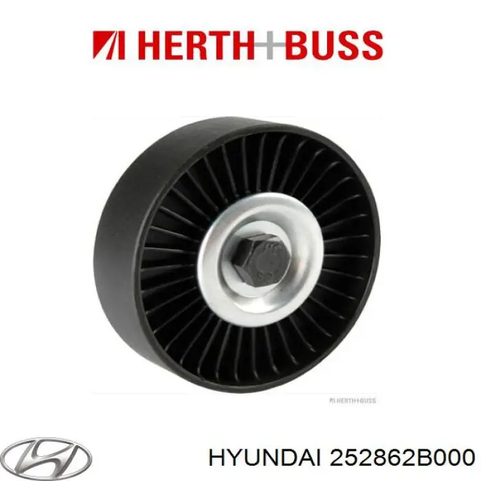 Ролик приводного ременя, паразитний Hyundai/Kia 252862B000 ціна, від 9.72 USD