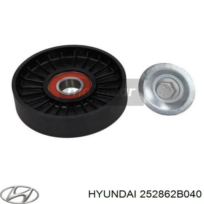 252862B040 Hyundai/Kia ролик приводного ременя, паразитний