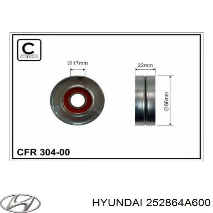  252864A600 Hyundai/Kia