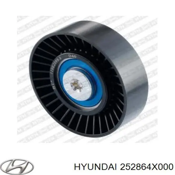 Ролик приводного ременя, паразитний 252864X000 Hyundai/Kia