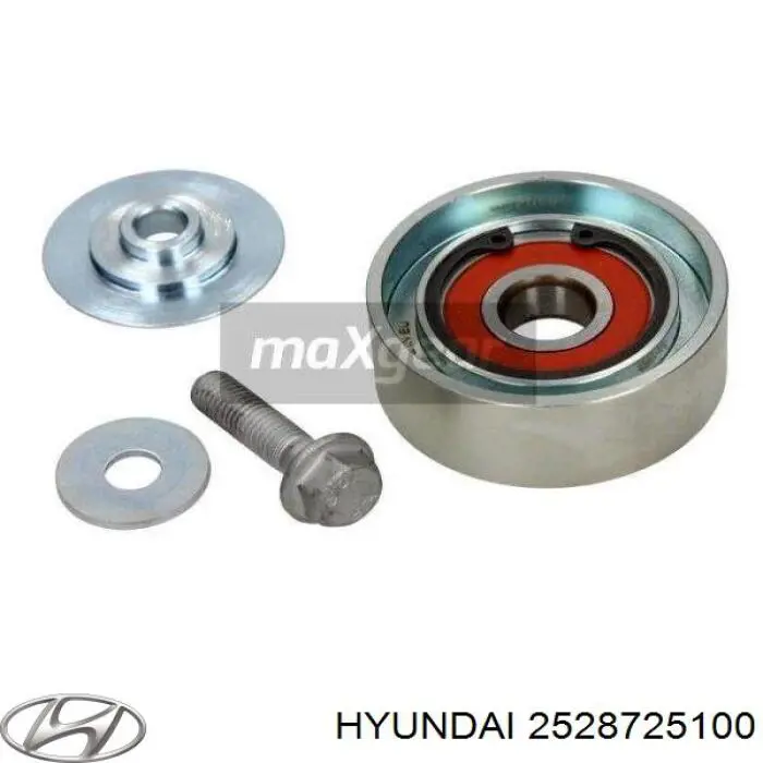 Ролик приводного ременя, паразитний 2528725100 Hyundai/Kia