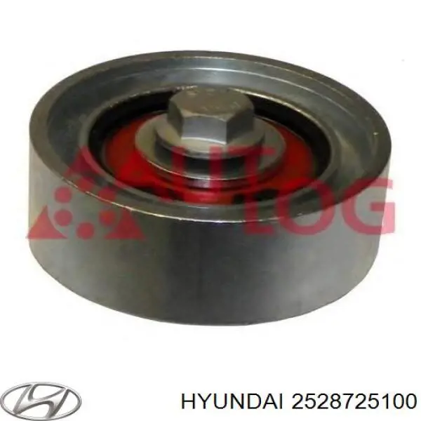 2528725100 Hyundai/Kia ролик приводного ременя, паразитний