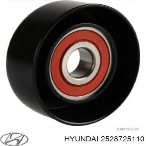 Ролик приводного ременя, паразитний 2528725110 Hyundai/Kia