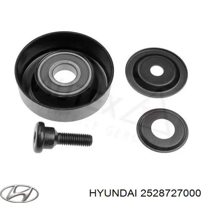 2528727000 Hyundai/Kia Ролик приводного ременя, паразитний