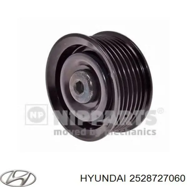 Ролик приводного ременя, паразитний Hyundai/Kia 2528727060 ціна, від 19.82 USD