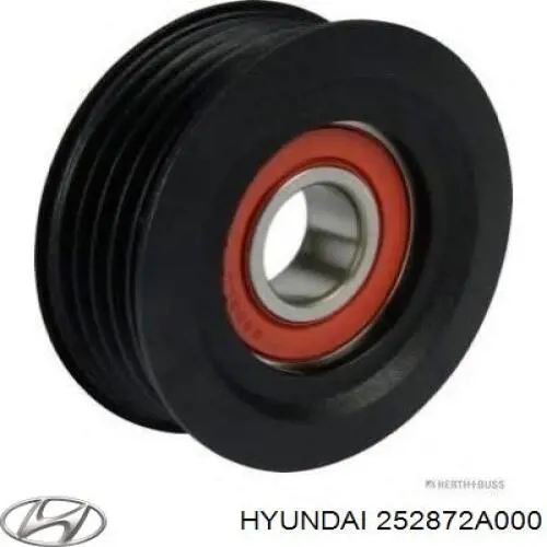 Ролик приводного ременя, паразитний Hyundai/Kia 252872A000 ціна, від 24.27 USD