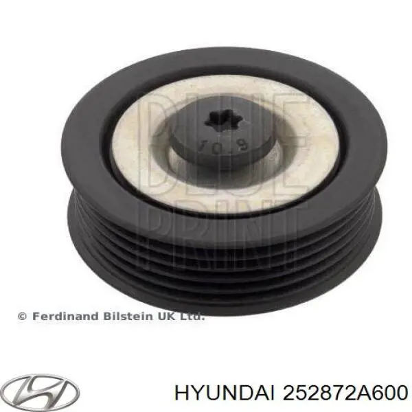 Ролик приводного ременя, паразитний Hyundai/Kia 252872A600 ціна, від 12.72 USD