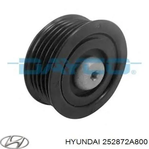 252872A800 Hyundai/Kia Ролик приводного ременя, паразитний