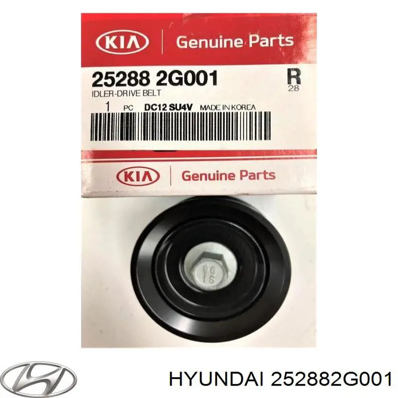 Ролик приводного ременя, паразитний Hyundai/Kia 252882G001 ціна, від 20.73 USD