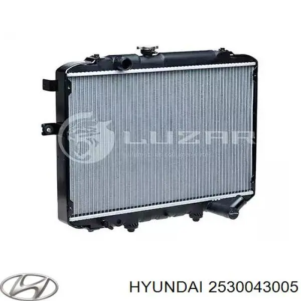 Радіатор основний Hyundai/Kia 2530043005 ціна, від 101.50 USD