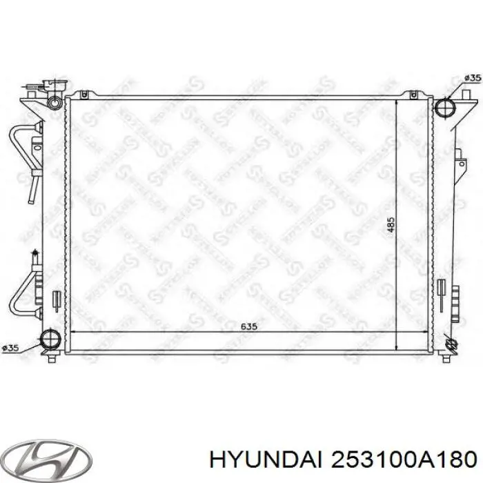 Купити 253100A180 Hyundai/Kia Радіатор двигуна