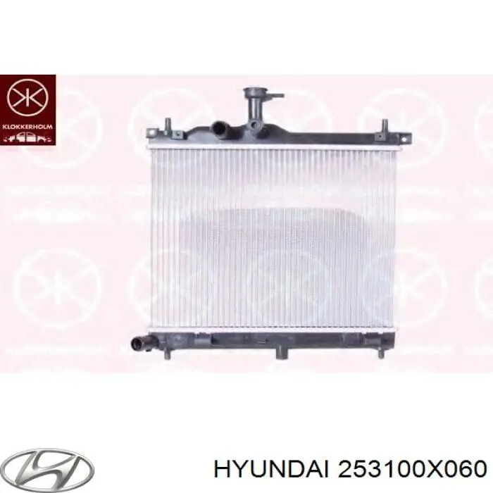 Радіатор основний Hyundai/Kia 253100X060 ціна, від 59.44 USD