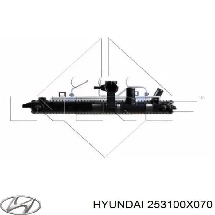 Купити 253100X070 Hyundai/Kia Радіатор двигуна
