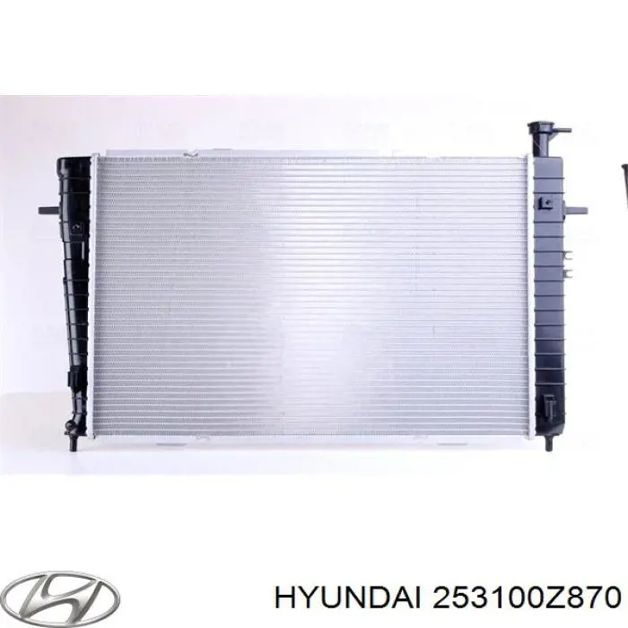 253100Z870 Hyundai/Kia радіатор охолодження двигуна
