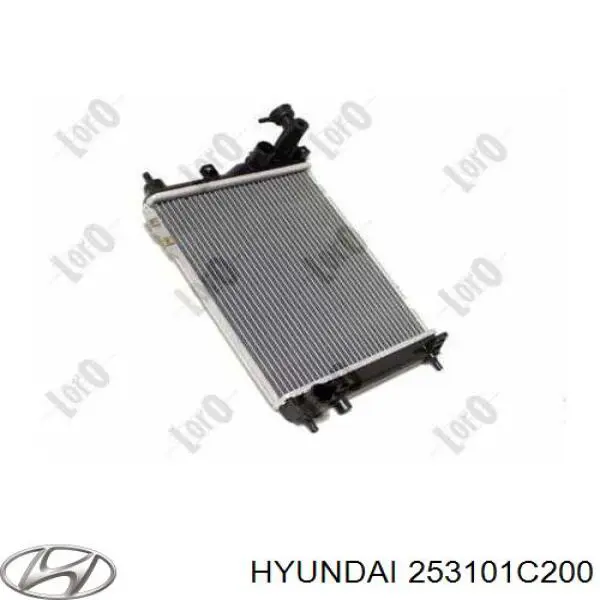 Радіатор основний Hyundai/Kia 253101C200 ціна, від 46.54 USD