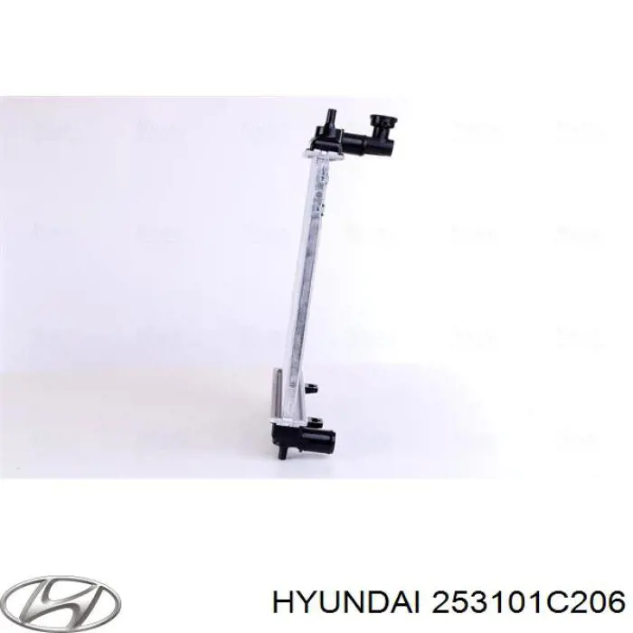 Радіатор основний Hyundai/Kia 253101C206 ціна, від 46.41 USD