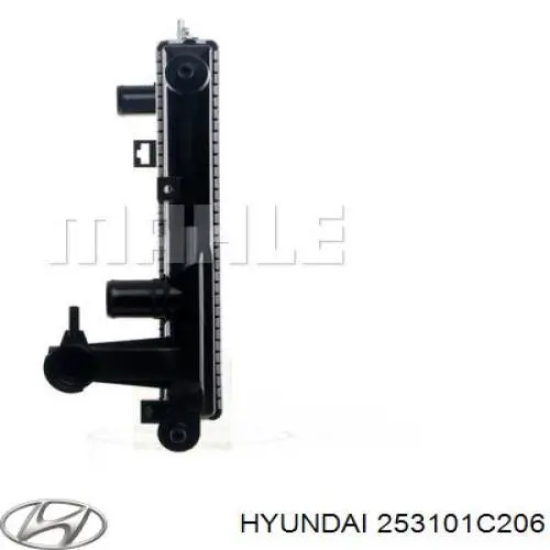 Радіатор 253101C206 Hyundai/Kia