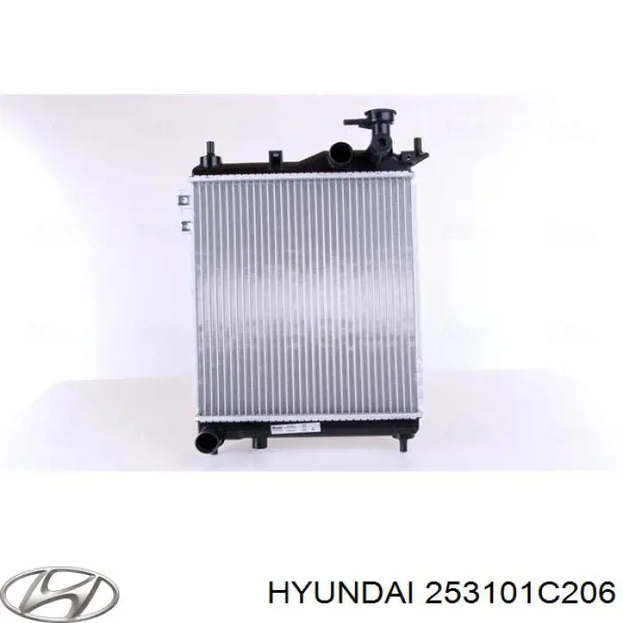 253101C206 Hyundai/Kia радіатор охолодження двигуна