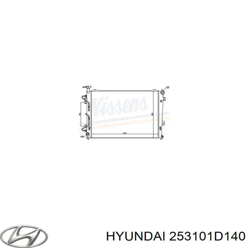 253101D140 Hyundai/Kia Радіатор охолодження двигуна