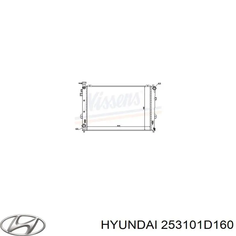 253101D160 Hyundai/Kia Радіатор охолодження двигуна