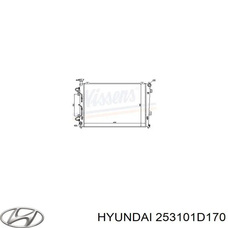 Купити 253101D170 Hyundai/Kia Радіатор двигуна