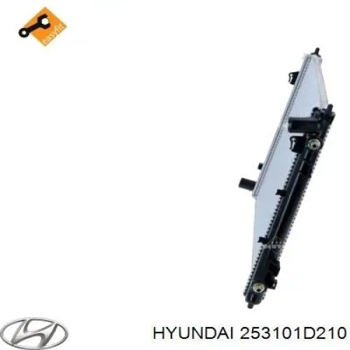 Радіатор 253101D210 Hyundai/Kia
