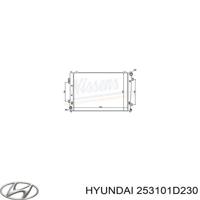 253101D230 Hyundai/Kia радіатор охолодження двигуна