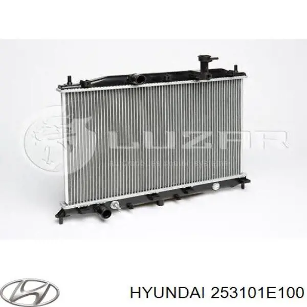 Радіатор основний Hyundai/Kia 253101E100 ціна, від 94.13 USD