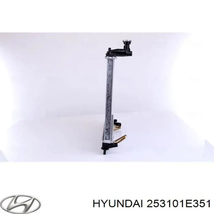 Радіатор основний Hyundai/Kia 253101E351 ціна, від 124.85 USD