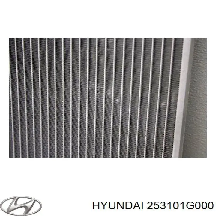 Радіатор основний Hyundai/Kia 253101G000 ціна, від 89.92 USD