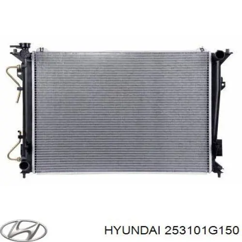 253101G150 Hyundai/Kia Радіатор охолодження двигуна