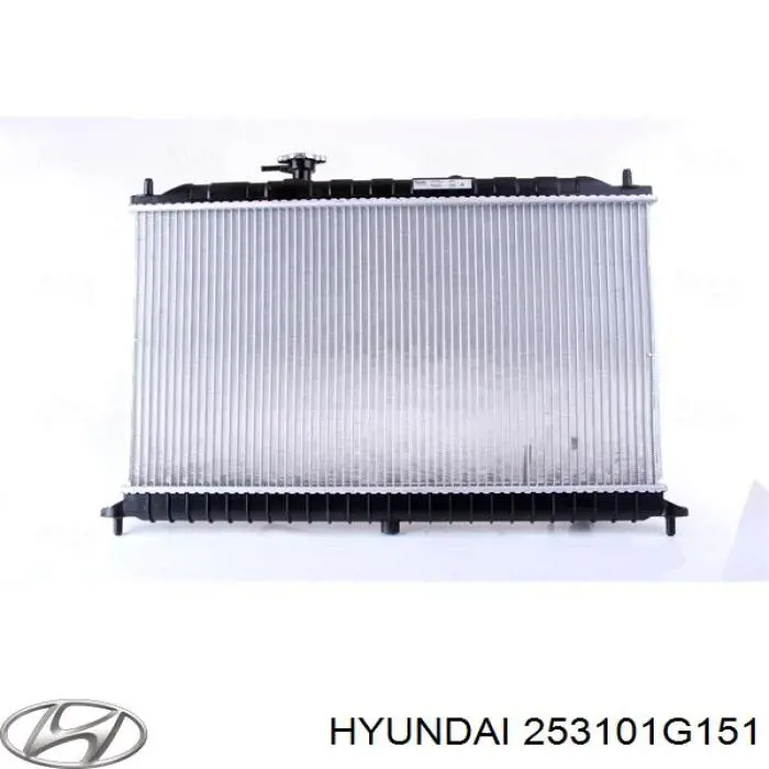 253101G151 Hyundai/Kia Радіатор охолодження двигуна
