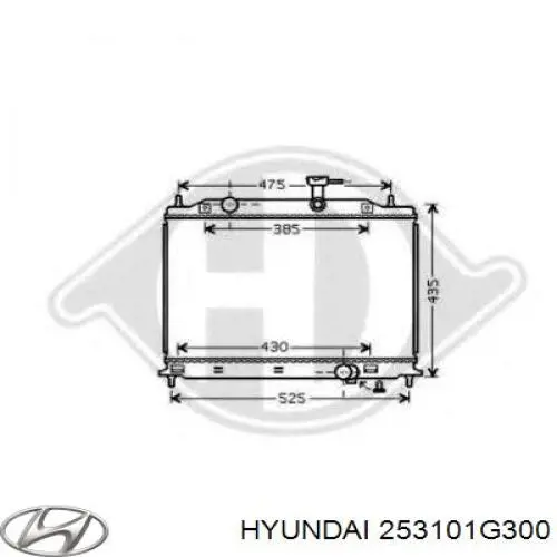 Радіатор основний Hyundai/Kia 253101G300 ціна, від 98.09 USD