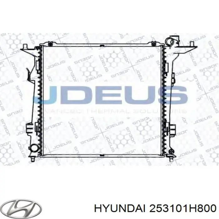 Радіатор 253101H800 Hyundai/Kia