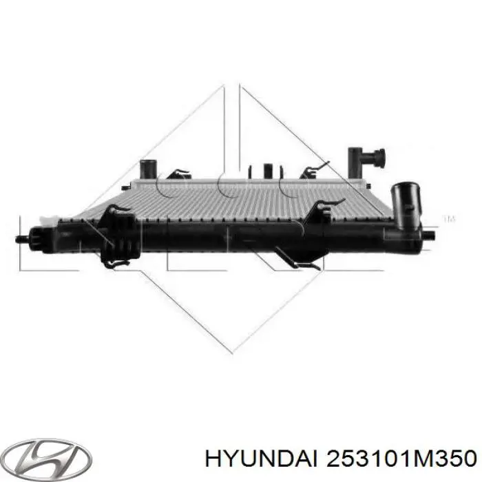 Радіатор основний Hyundai/Kia 253101M350 ціна, від 38.09 USD