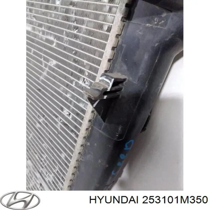 253101M350 Hyundai/Kia радіатор охолодження двигуна