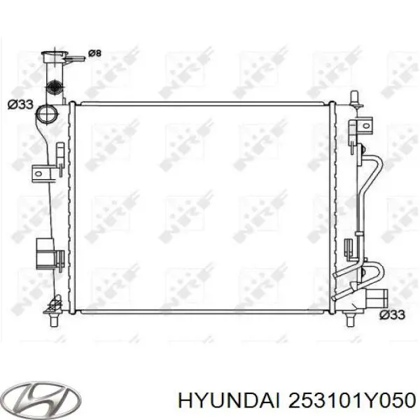 Радіатор 253101Y050 Hyundai/Kia