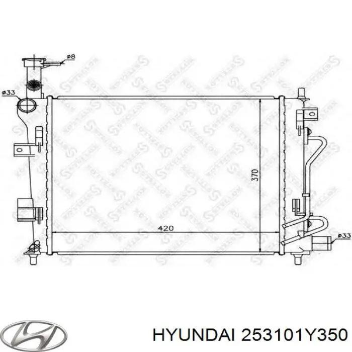 253101Y350 Hyundai/Kia радіатор охолодження двигуна