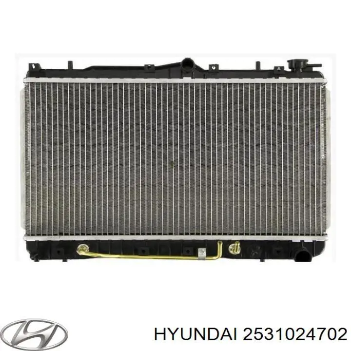 Купити 2531024702 Hyundai/Kia Радіатор двигуна