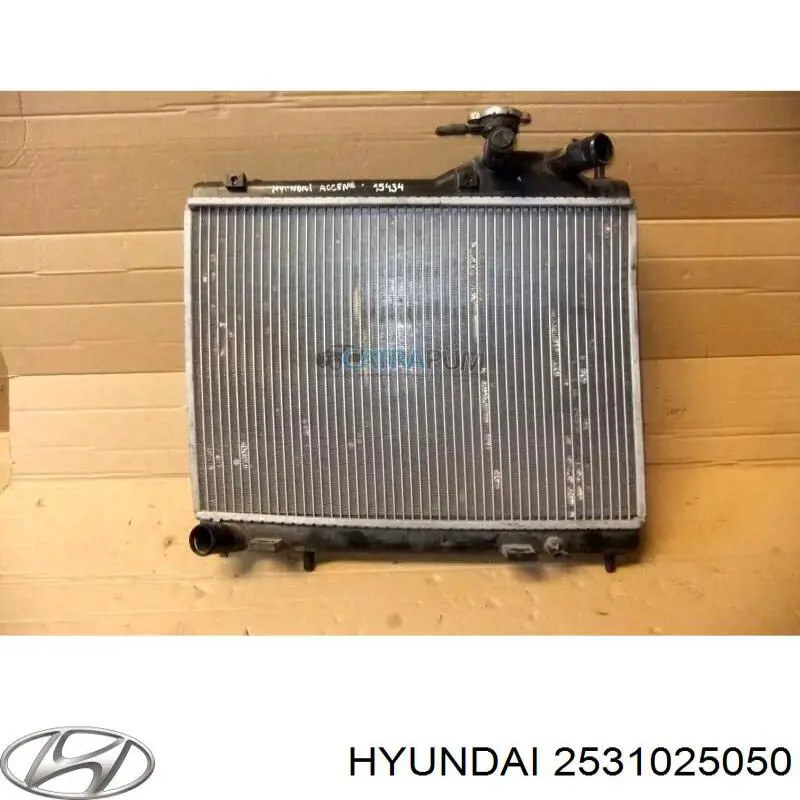 Радіатор 2531025050 Hyundai/Kia