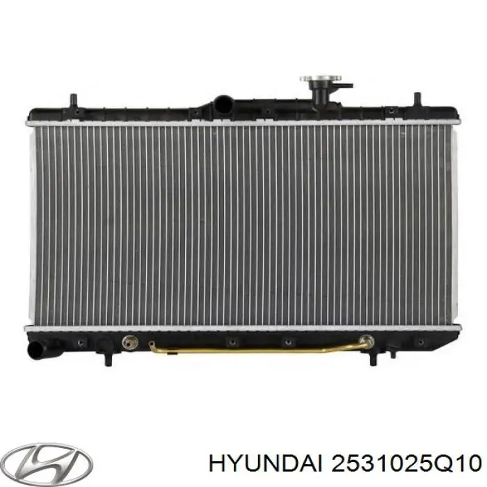 2531025Q10 Hyundai/Kia радіатор охолодження двигуна